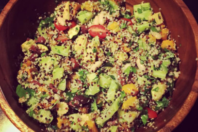 Quinoa & roasted vegetable salad